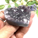 Small Amethyst Druzy Hearts  (Spirituality and Wisdom)