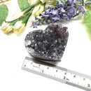 Small Amethyst Druzy Hearts  (Spirituality and Wisdom)