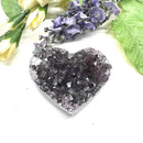 Small Amethyst Druzy Hearts  (Spirituality and Wisdom)