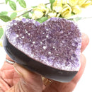 Small Amethyst Druzy Hearts  (Spirituality and Wisdom)