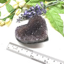 Small Amethyst Druzy Hearts  (Spirituality and Wisdom)