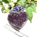 Small Amethyst Druzy Hearts  (Spirituality and Wisdom)