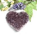 Small Amethyst Druzy Hearts  (Spirituality and Wisdom)
