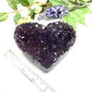 Small Amethyst Druzy Hearts  (Spirituality and Wisdom)