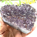 Small Amethyst Druzy Hearts  (Spirituality and Wisdom)