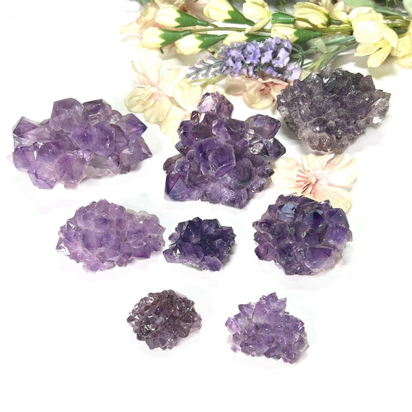 Amethyst Flower Shaped Cluster (Intuition and Meditation)