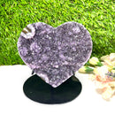 Amethyst Cluster in Heart Shape (Spirituality and Wisdom)