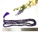 Amethyst Round Beads Jaap Mala (Intuition & Meditation)