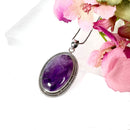 Amethyst Premium Pendant in Silver