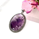 Amethyst Premium Pendant in Silver