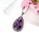 Amethyst Premium Pendant in Silver