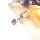 Amethyst Small Pendant in Silver