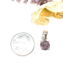 Amethyst Small Pendant in Silver