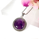 Amethyst Premium Pendant in Silver