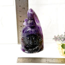 Shiva Head in Amethyst