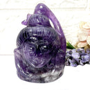 Shiva Head in Amethyst