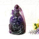 Shiva Head in Amethyst