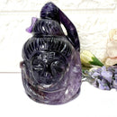Shiva Head in Amethyst