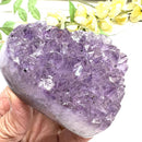 Small Amethyst Druzy Hearts  (Spirituality and Wisdom)