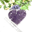 Small Amethyst Druzy Hearts  (Spirituality and Wisdom)