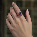 Ametrine Adjustable Ring in Silver