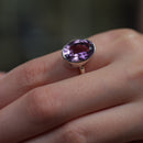 Ametrine Adjustable Ring in Silver