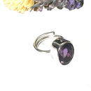 Ametrine Adjustable Ring in Silver