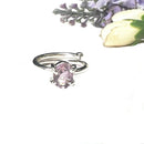 Ametrine Adjustable Ring in Silver