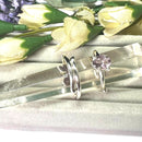 Ametrine Adjustable Ring in Silver