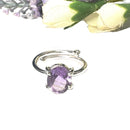Ametrine Adjustable Ring in Silver