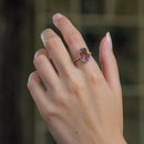 Ametrine Adjustable Ring in Silver