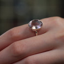 Ametrine Adjustable Ring in Silver