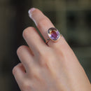 Ametrine Adjustable Ring in Silver