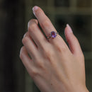 Ametrine Adjustable Ring in Silver