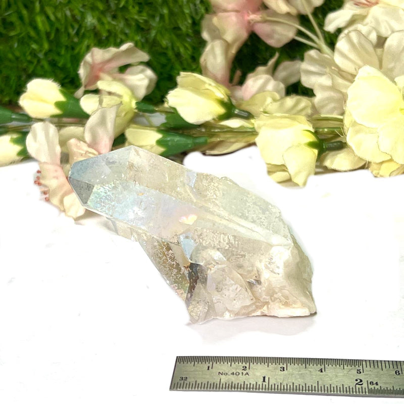 Angel Aura Quartz Cluster (Spiritual Connection)