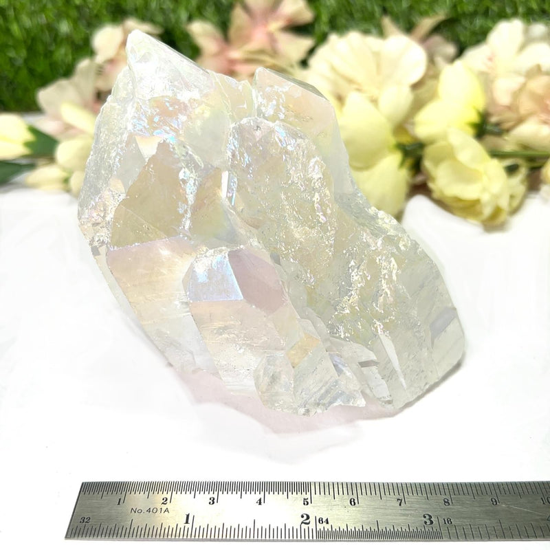 Angel Aura Quartz Cluster (Spiritual Connection)