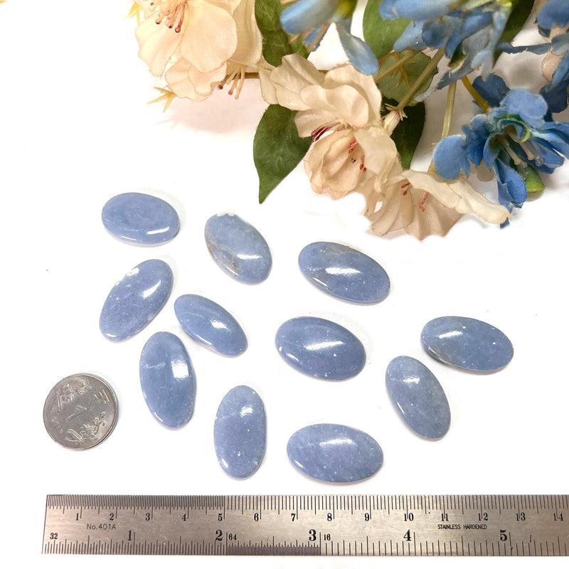 Angelite Cabochons (Connect with Angels)