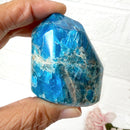 Blue Apatite Free Forms with Points (Develop Psychic gifts)