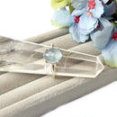 Aquamarine Adjustable Ring in Silver