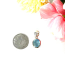 Aquamarine Small Pendant in Silver
