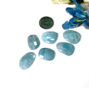 Aquamarine Faceted Cabochons