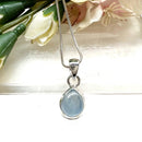 Aquamarine Small Pendant in Silver