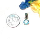 Aquamarine Small Pendant in Silver
