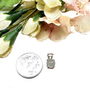 Aquamarine Small Pendant in Silver