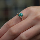 Azurite Malachite Adjustable Rings in Silver (Transformation)