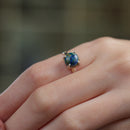 Azurite Malachite Adjustable Rings in Silver (Transformation)