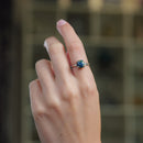 Azurite Malachite Adjustable Rings in Silver (Transformation)