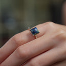 Azurite Malachite Adjustable Rings in Silver (Transformation)