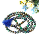 Azurite Malachite Mala/ Necklace (Transformation & Wisdom)