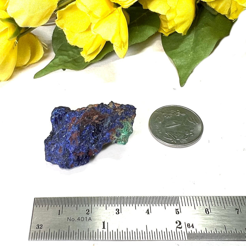 Azurite Mineral Specimen from Morocco (Enhance Psychic Powers)